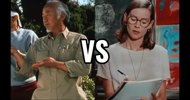Miss Honey (Matilda) vs. Mr. Miyagi (The Karate Kid)