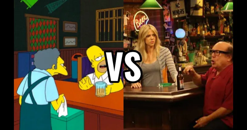 Moe’s Tavern (The Simpsons) vs. Paddy’s Pub (It’s Always Sunny in Philadelphia)