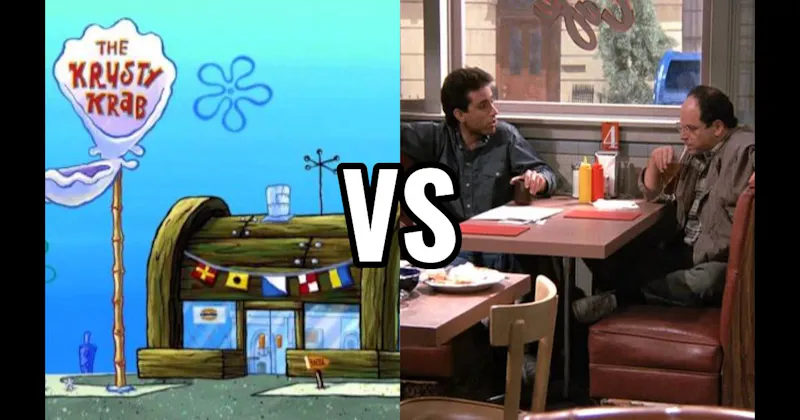 Monk’s Café (Seinfeld) vs. The Krusty Krab (SpongeBob SquarePants)