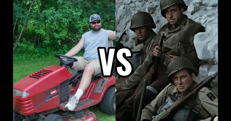 Mowing the Lawn vs. World War II History