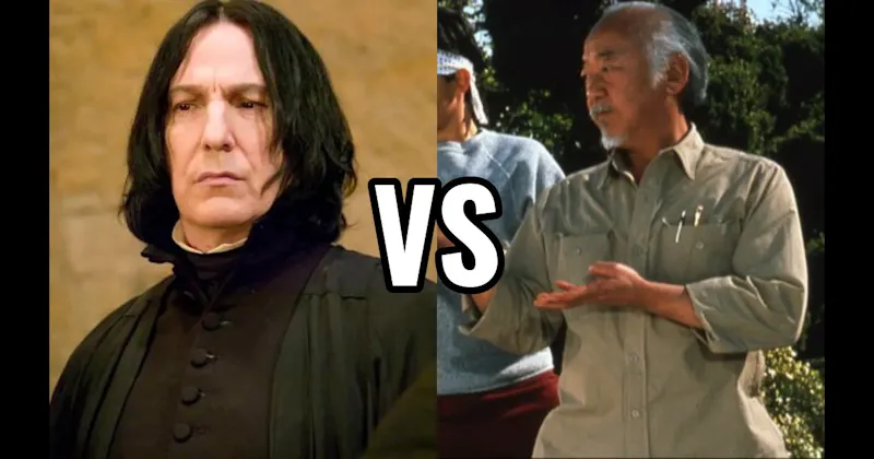 Mr. Miyagi (The Karate Kid) vs. Severus Snape (Harry Potter)