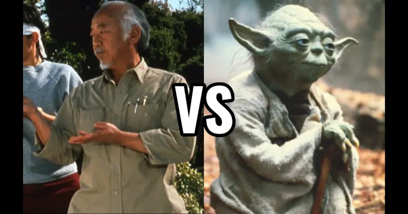 Mr. Miyagi (The Karate Kid) vs. Yoda (Star Wars)