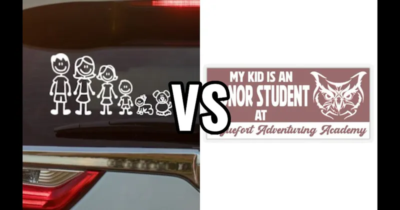 My Child Is an Honor Student vs. Stick Figure Family