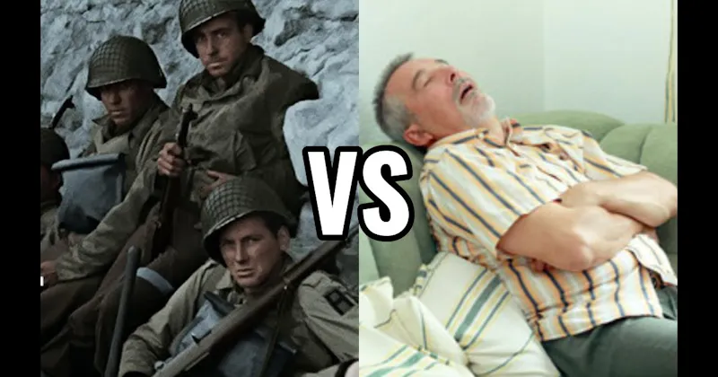 Napping on the Couch with the TV On vs. World War II History