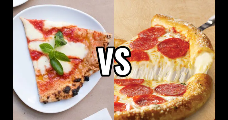 Neapolitan Pizza vs. Stuffed Crust Pizza