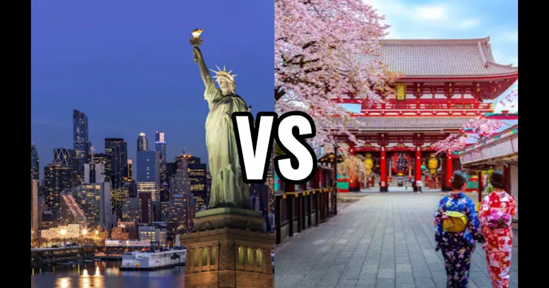 New York City vs. Tokyo, Japan