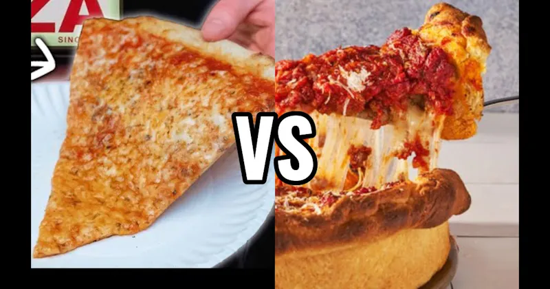 New York Style Pizza vs. Pan Pizza