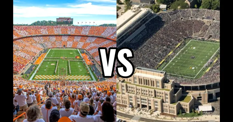 Neyland Stadium (Tennessee) vs. Notre Dame Stadium (Notre Dame)