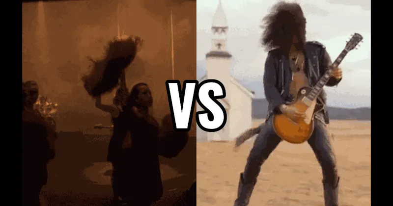 November Rain (Guns N’ Roses) vs. Smells Like Teen Spirit (Nirvana)