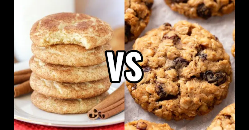 Oatmeal Raisin Cookie vs. Snickerdoodle
