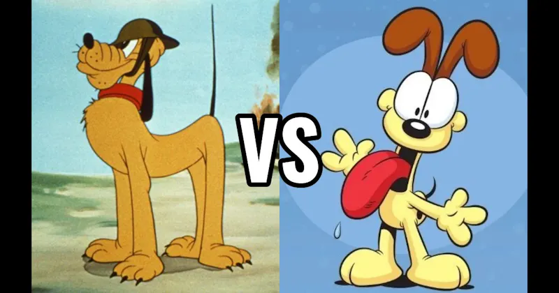 Odie (Garfield) vs. Pluto (Disney)