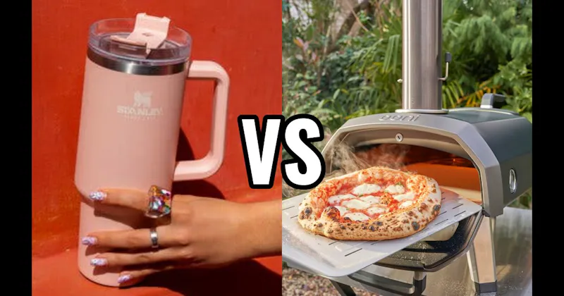 OONI PIZZA OVEN vs. STANLEY TUMBLER