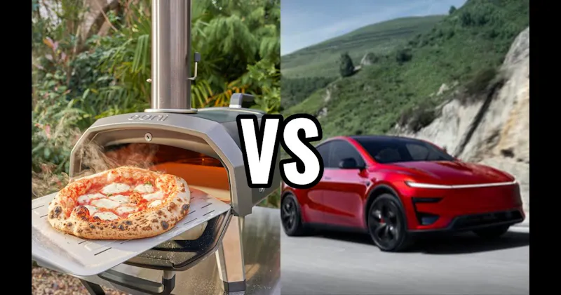 OONI PIZZA OVEN vs. TESLA MODEL Y