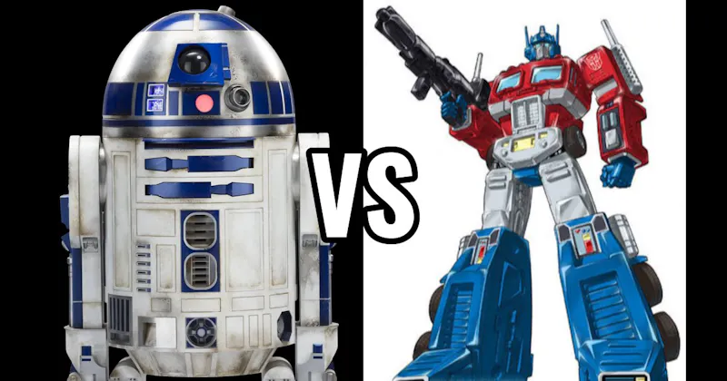 Optimus Prime (Transformers) vs. R2-D2 (Star Wars)