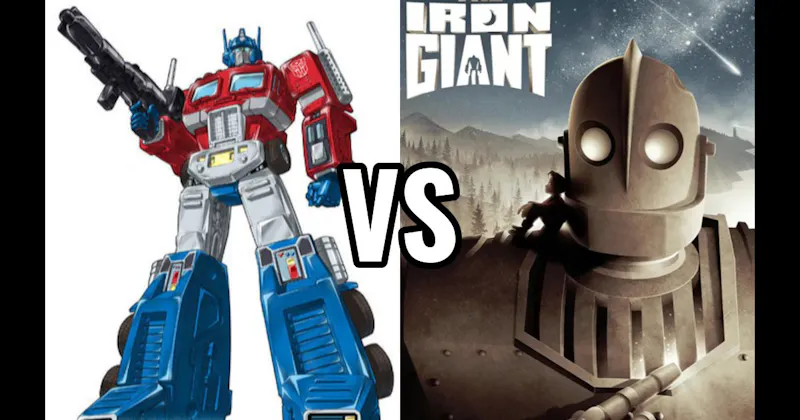 Optimus Prime (Transformers) vs. The Iron Giant (The Iron Giant)