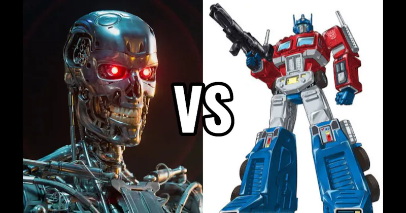 Optimus Prime (Transformers) vs. T-800 (The Terminator)