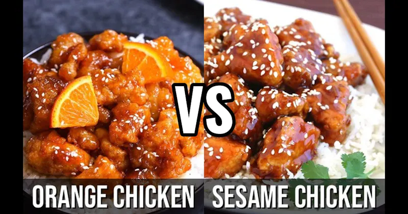 Orange Chicken vs. Sesame Chicken