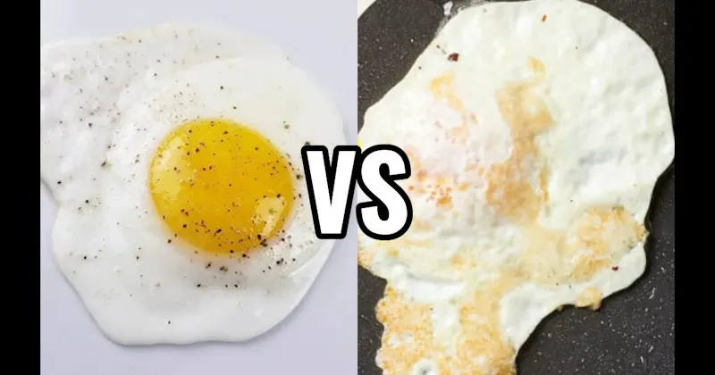 Over-Easy Eggs vs. Sunny-Side Up Eggs