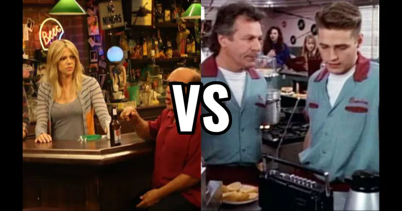 Paddy’s Pub (It’s Always Sunny in Philadelphia) vs. The Peach Pit (Beverly Hills 90210)
