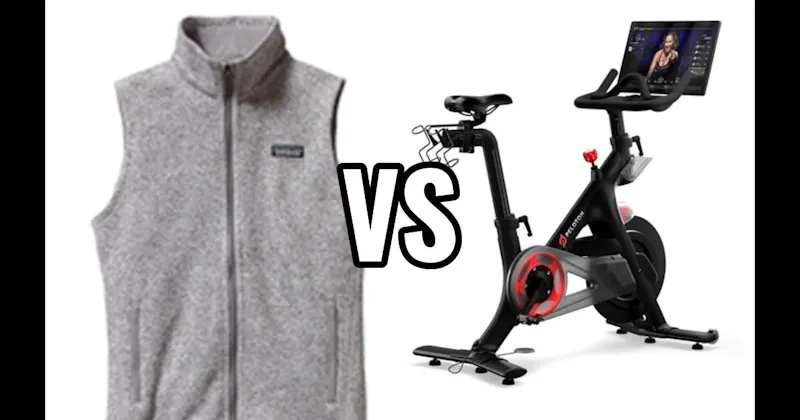 PATAGONIA VEST vs. PELOTON BIKE