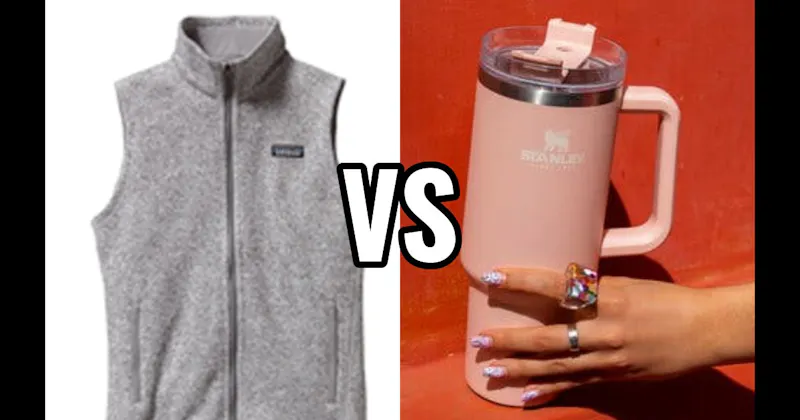 PATAGONIA VEST vs. STANLEY TUMBLER