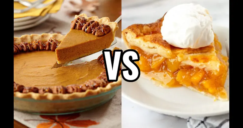 Peach Pie vs. Pumpkin Pie