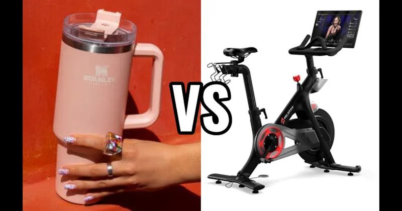 PELOTON BIKE vs. STANLEY TUMBLER