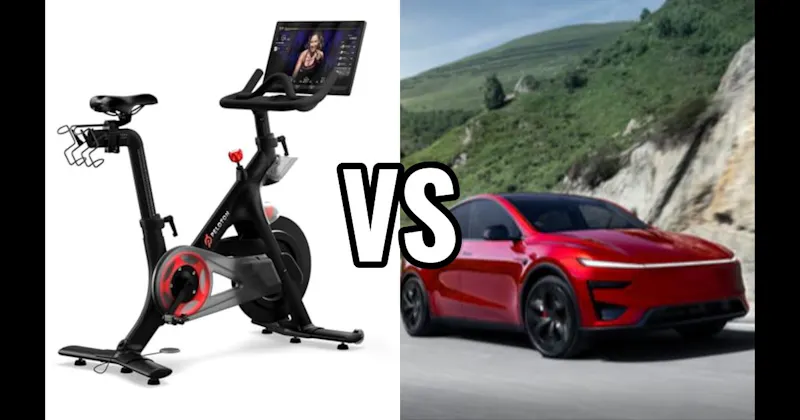 PELOTON BIKE vs. TESLA MODEL Y