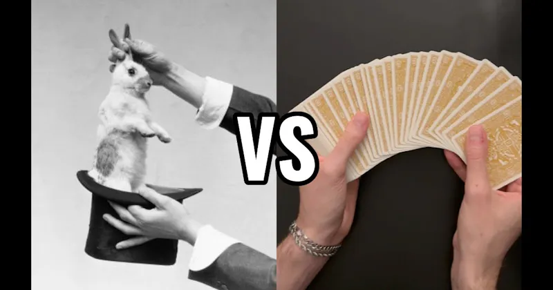 Pick a Card vs. Rabbit in a Hat