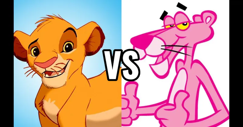 Pink Panther vs. Simba (Lion King)