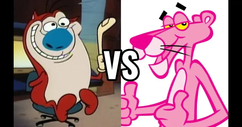 Pink Panther vs. Stimpy (Ren & Stimpy Show)