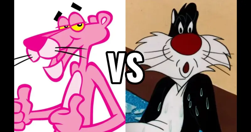 Pink Panther vs. Sylvester (Looney Tunes)