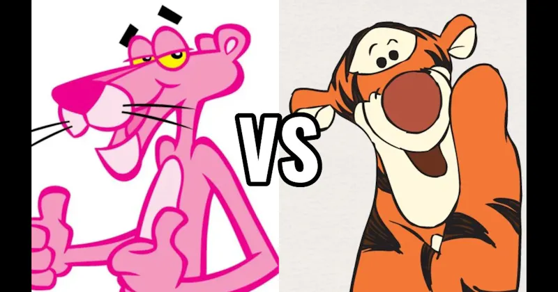 Pink Panther vs. Tigger (Winnie the Pooh)