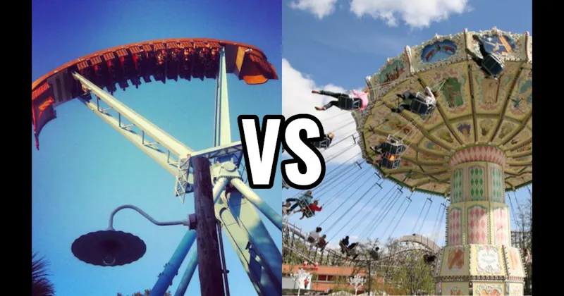 Pirate Ship vs. Swing Ride
