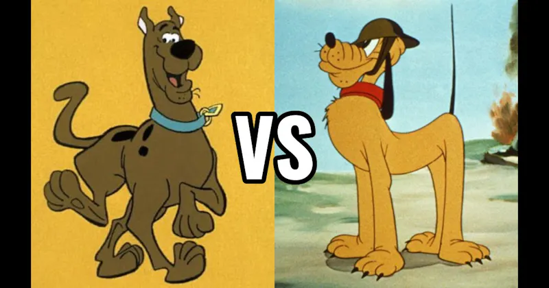 Pluto (Disney) vs. Scooby-Doo (Scooby-Doo)