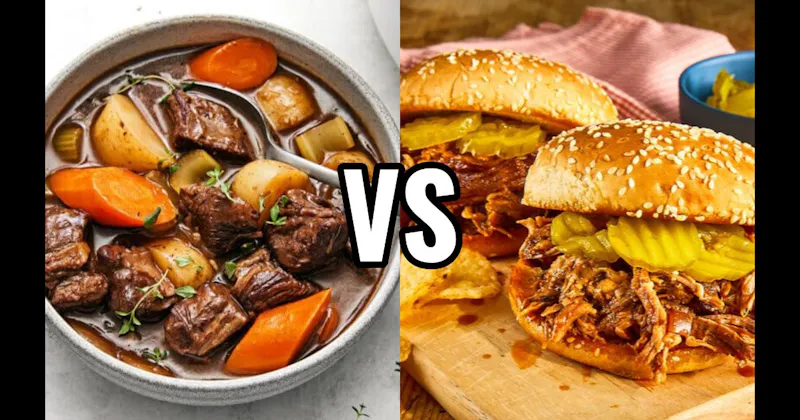 Pot Roast / Beef Stew vs. Pulled Pork
