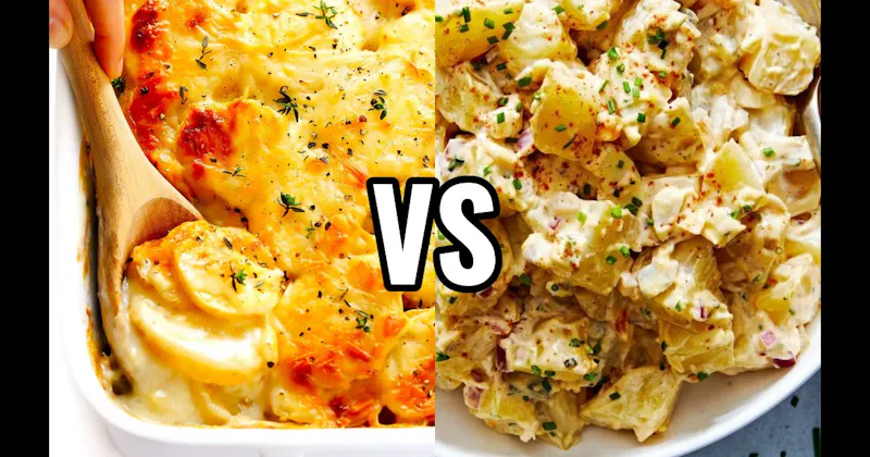 Potato Salad vs. Scalloped Potatoes