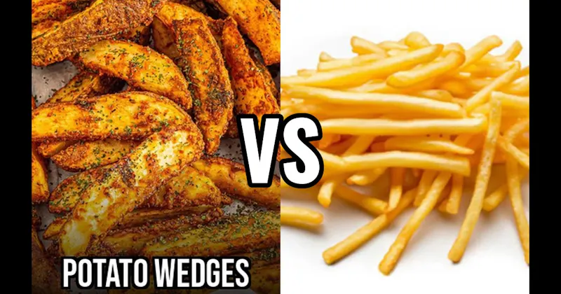 Potato Wedges vs. Straight-Cut Fries