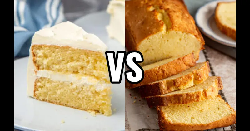 Pound Cake vs. Vanilla Cake