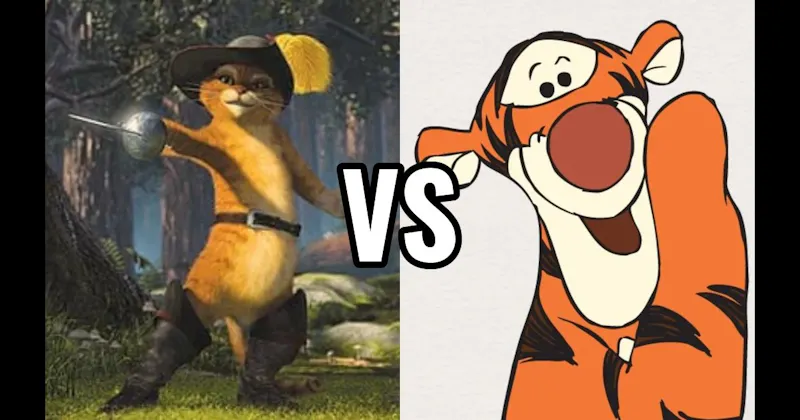 Puss in Boots (Shrek) vs. Tigger (Winnie the Pooh)