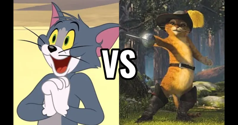 Puss in Boots (Shrek) vs. Tom (Tom & Jerry)