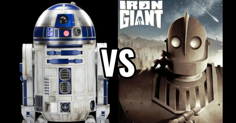 R2-D2 (Star Wars) vs. The Iron Giant (The Iron Giant)