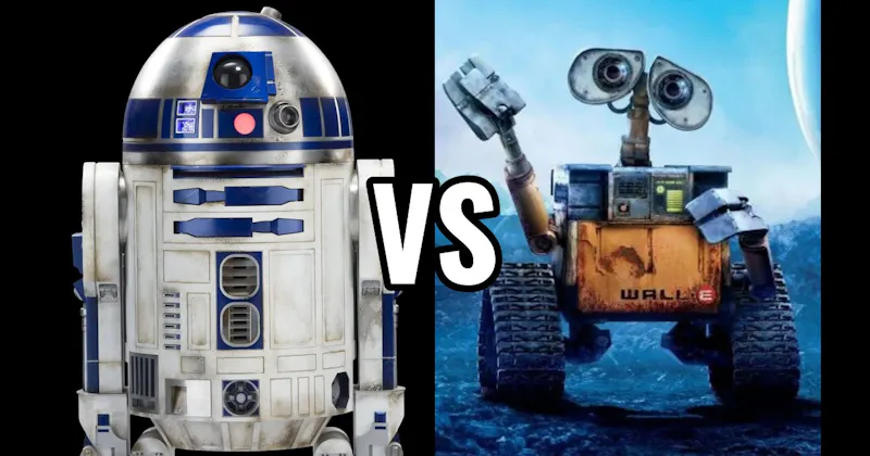 R2-D2 (Star Wars) vs. WALL-E (WALL-E)