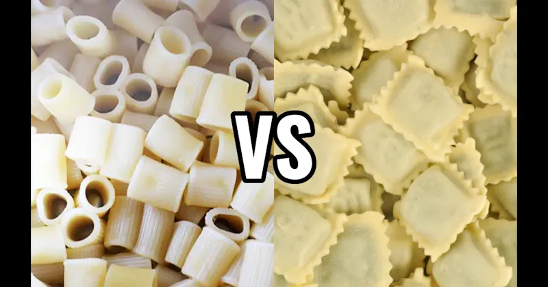 Ravioli vs. Rigatoni