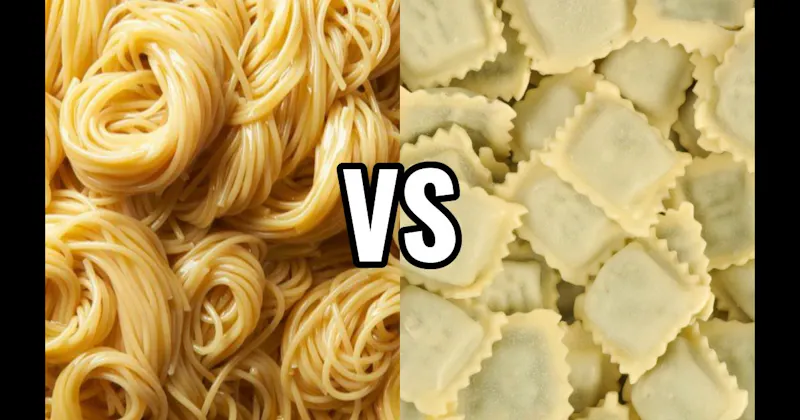 Ravioli vs. Spaghetti