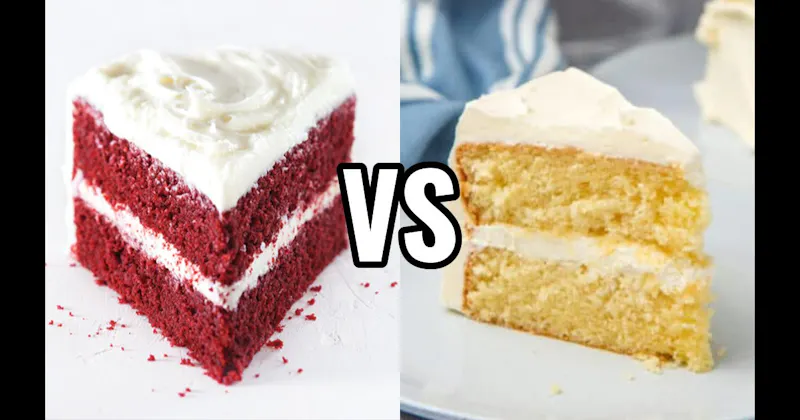 Red Velvet Cake vs. Vanilla Cake