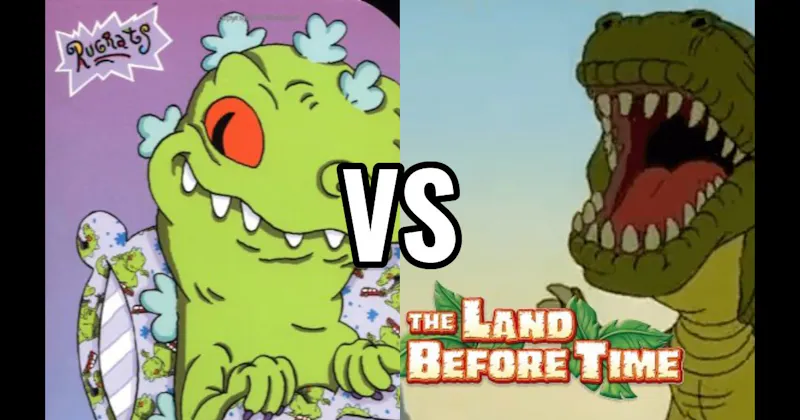 Reptar (Rugrats) vs. Sharptooth
