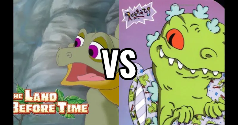 Reptar (Rugrats) vs. Spike (Land Before Time)