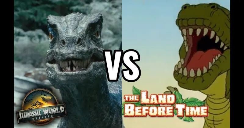 Rexy (Jurassic Park) vs. Sharptooth