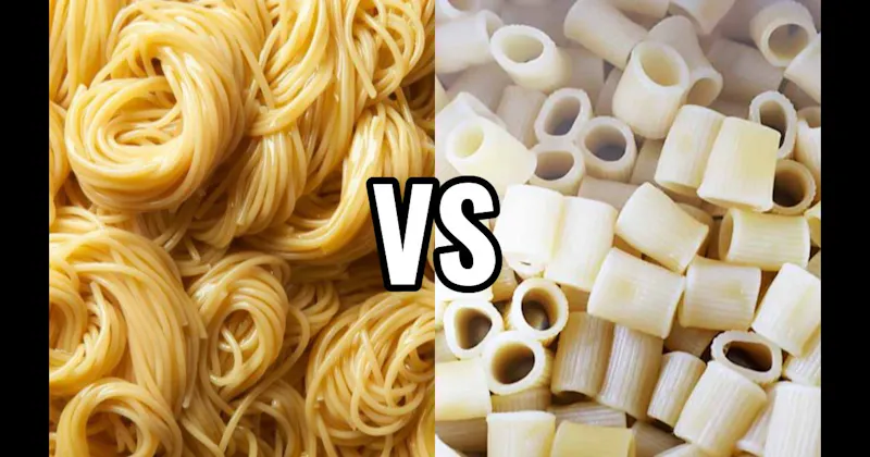 Rigatoni vs. Spaghetti